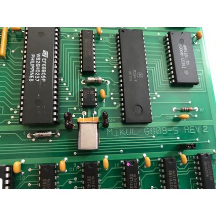 MIKUL 6809-5 REV 2 OVEN CPU PCB CIRCUIT BOARD 15153-1084,ST