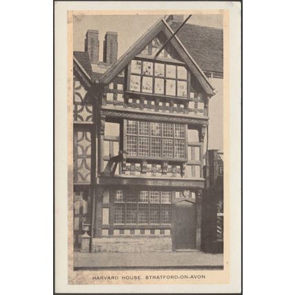 Harvard House, Stratford-on-Avon, Warwickshire, c.1910s - Postcard
