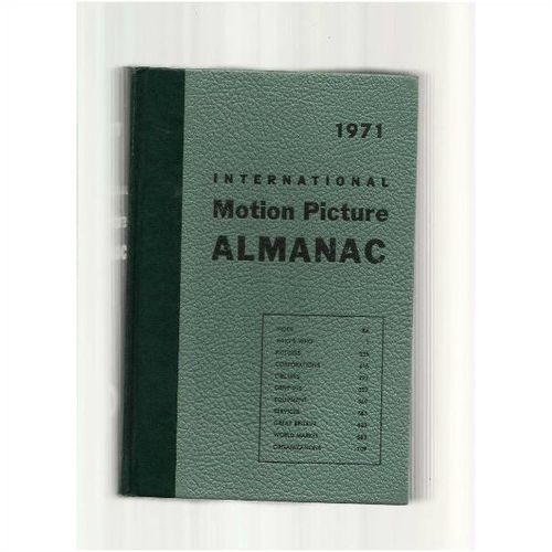 MOTION PICTURE ALMANAC 1971 Movie Trade Yearbook