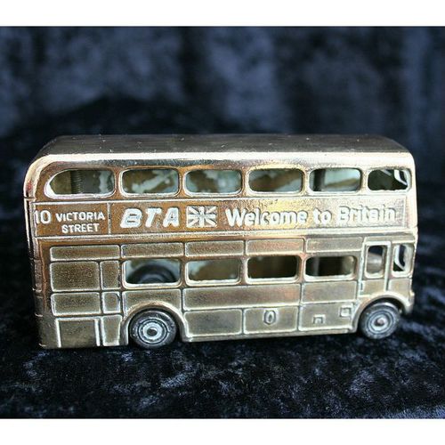 Vintage Collectible Brass Bus