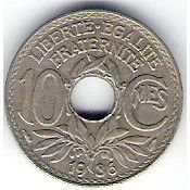 FRANCE 10 CTS 1936
