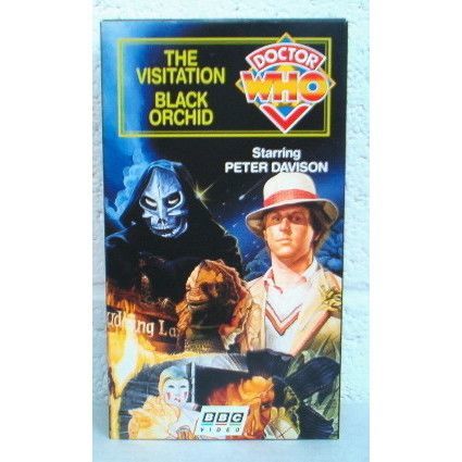 DOCTOR WHO ' VHS ' THE VISTATION / BLACK ORCHID : Peter Davidson