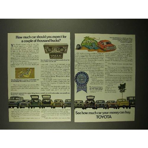 1973 Toyota Corona Car Ad - How Much Should You Expect