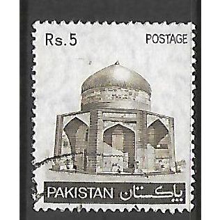 PAKISTAN 1978 MAUSOLEUM OF IBRAHIM 5R BROWN SG 480 FINE USED