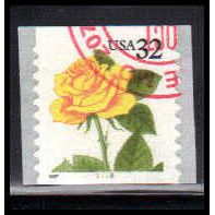 Used 3054 32c Yellow Rose Very Fine CNS 1112 PA6941