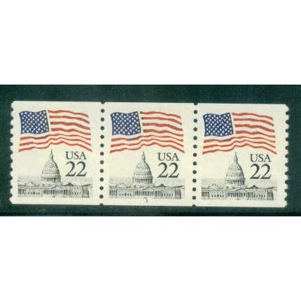 2115a 22c U.S. Flag Very Fine MNH PNC 1/3 W0306