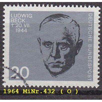 GERMANY BUND [1964] MiNr 0432 ( O/used )