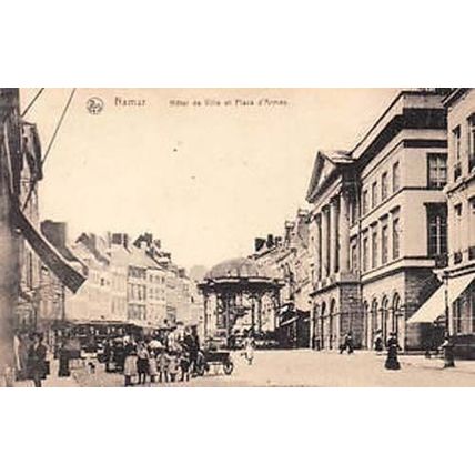 Namur Belgium Old Hotel De Ville Place D'Armes Vintage Postcard