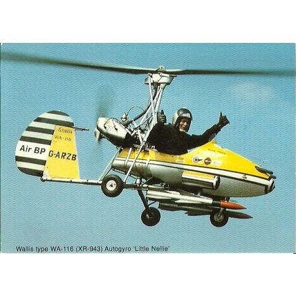 Aviation WALLIS WA-116 "Little Nellie" Postcard