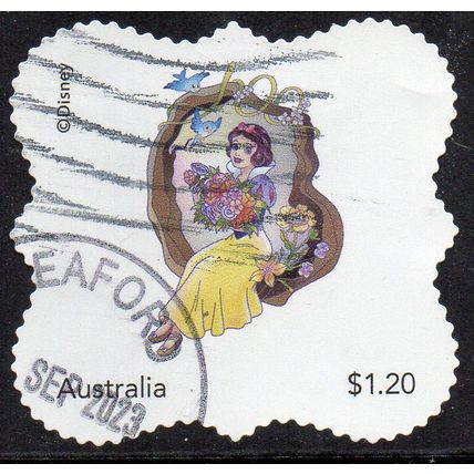 Australia 2023 MyStamps - Disney 100 Years - Princess Pk - Snow White $1.20 Used