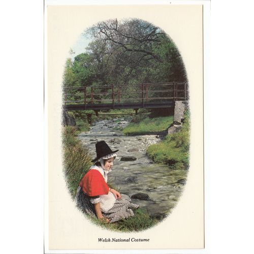 Welsh National Costume Postcard 1183