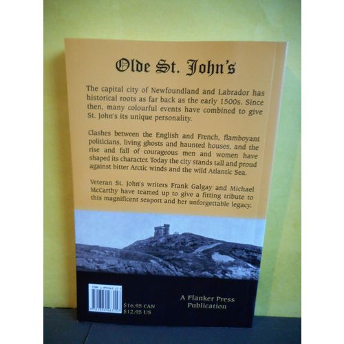 Olde St.John's Stories From a Seaport City