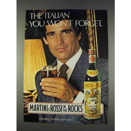 1982 Martini & Rossi Vermouth Ad - You Won't Forget