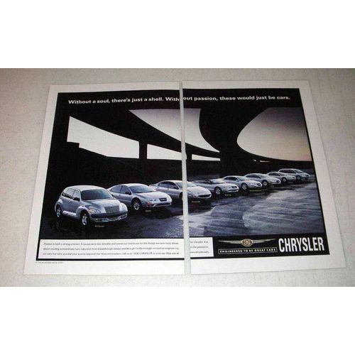 1999 Chrysler PT Cruiser, 300M, Concorde, Sebring Ad