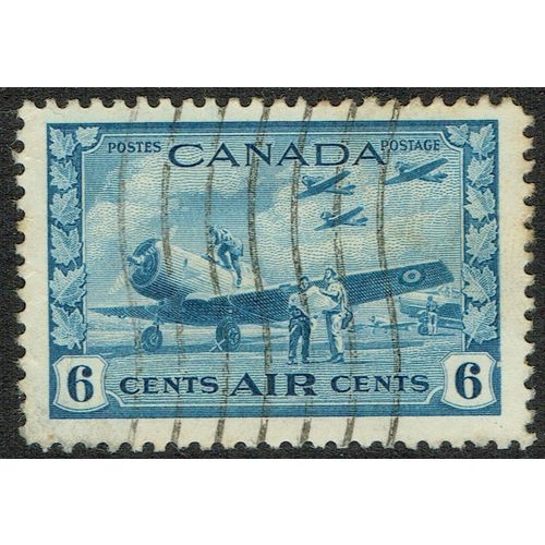 Canada 1942 War Effort Air 6c Blue SG399 GU