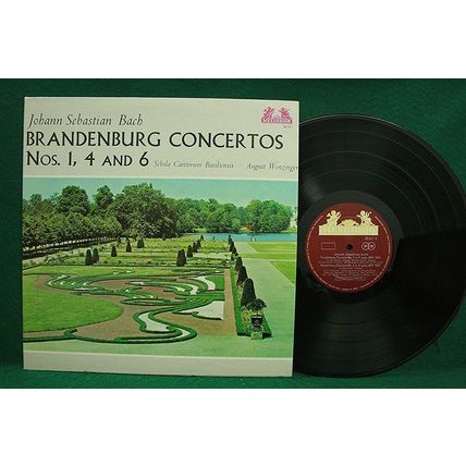 Wenzinger/Schola Basiliensis - Bach: Brandenburg C. No. 1, 4 & 6 - 89 611 - EX+