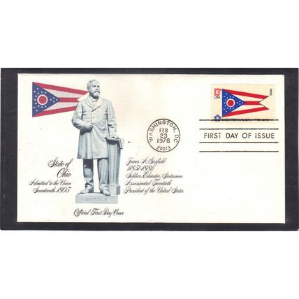 FDC Fleetwood 1646 13c Ohio (Cachet-U/A) CV01205