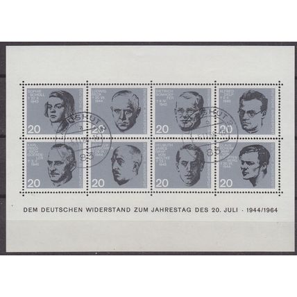 GERMANY BUND [1964] MiNr 0431-38 Block 3 ( O/used )