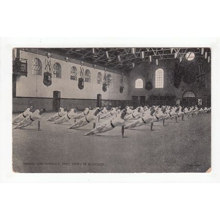 Training Army Gymnastic Instructors At Aldershot Postcard The Star Series