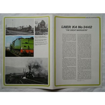 1970s poster LNER K4 No. 3442 The Great Marquess