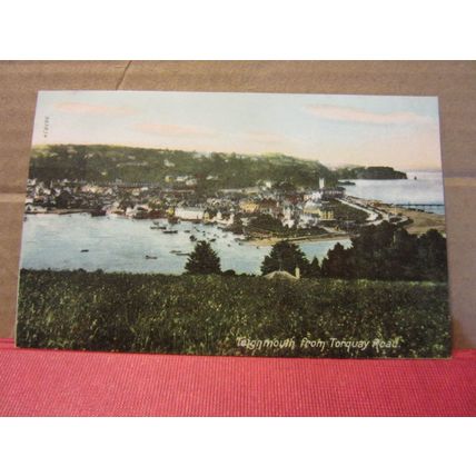 TEIGNMOUTH FROM TORQUAY ROAD, DEVON unused antique postcard by F. Frith (a) =