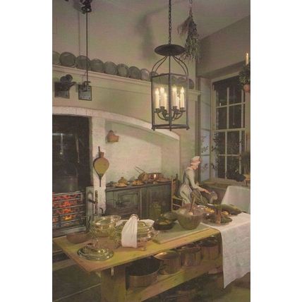 Christmas Day Dinner Fairfax House York Chef Maiden Medieval Waxwork Postcard
