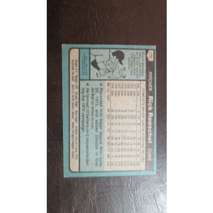 1980 Topps Rick Reuschel Chicago Cubs Card #175
