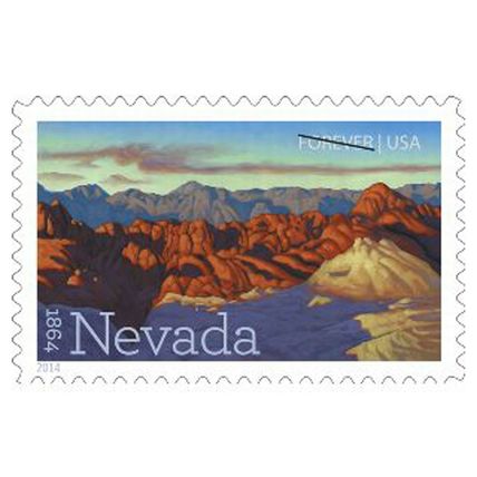 Nevada Statehood Stamps Sheet of 20 Current Rate Stamps Scott 4907