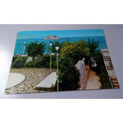 NAUPLIA - THE PICTURESQUE BOURTZI - GREECE - POSTCARD