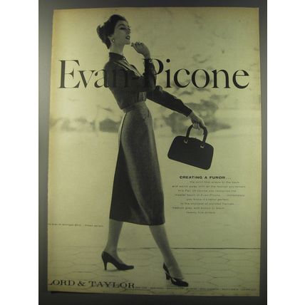 1956 Evan Picone Skirt Advertisement