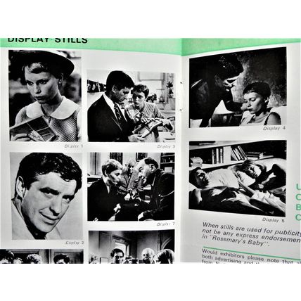 ROSEMARY'S BABY (1973) vintage pressbook ***Mia Farrow, John Cassavetes***