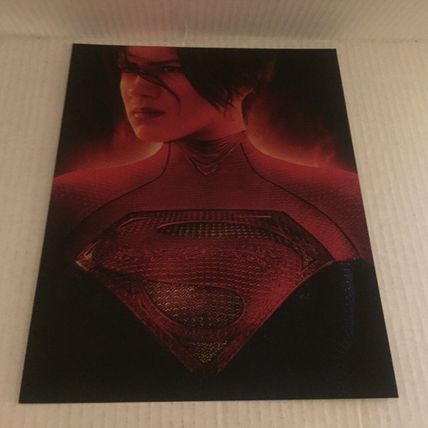 DC The Flash Movie Supergirl Sasha Calle Oversized 6.5'' x 5'' Holo Card