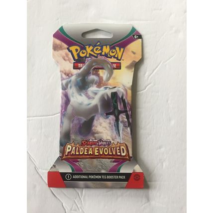 5 New Pokemon Scarlet & Violet Paldea Evolved Booster Packs - 50 Total Cards