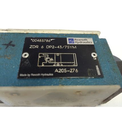 NEW REXROTH ZDR 6 DP2-43/75YM,A205-276, 00483786 HYDRAULIC VALVE,FM,AR
