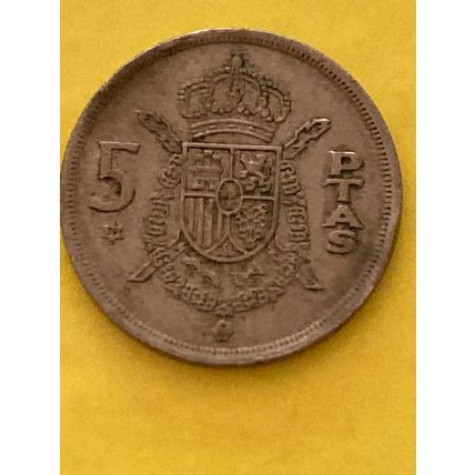 Umlaufmünze Spanien 1 Peseta 1966 im Stern 72