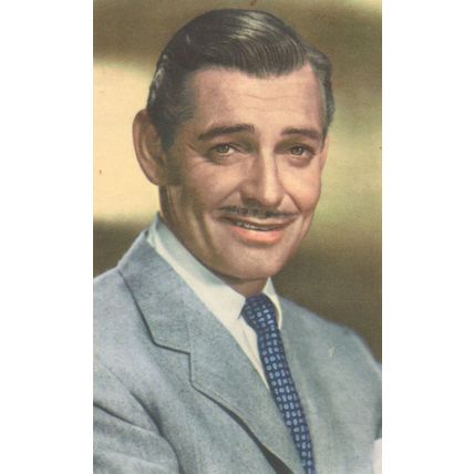 Clark Gable Mogambo Kwatta Rare Painting Trading Card