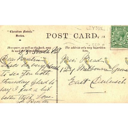Christ Church Gate, Canterbury, Kent, Thin Christian Novels Postcard, 1910s