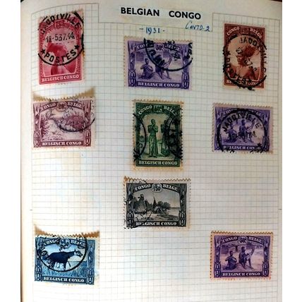 Belgian Congo 1931 Natives and crafts to 2F50 face value