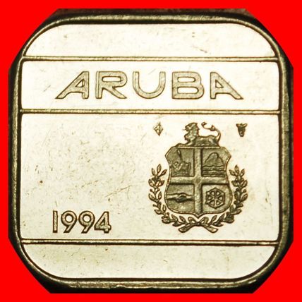 Ⰶ NETHERLANDS (1986-2023): ARUBA★ 50 CENTS 1994 MINT LUSTRE★LOW START★NO RESERVE