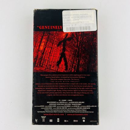 The Blair Witch Project VHS Video Tape