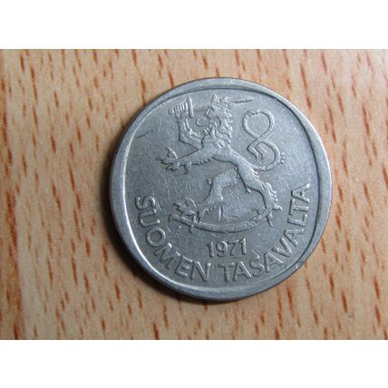 Finland 1971 1 Markka Coin
