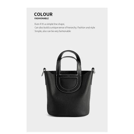 Genuine Leather Women Handbags Tote Purse Shoulder Bag Black