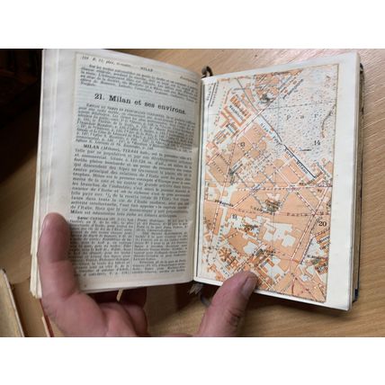 1926 "LES GUIDES BLEUS - ITALIE - DES ALPES A ROME" FRENCH TRAVEL BOOK (P4)