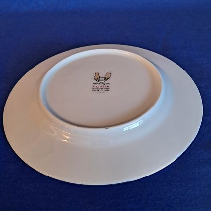 Vintage Lot 5 Zylstra SILVER ECSTACY Fine China BREAD & Butter PLATES 6 3/8"