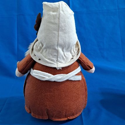 Homemade Lot 2 PILGRIM PLUSH GNOMES Bean Bag Thanksgiving Harvest Turkey Holiday