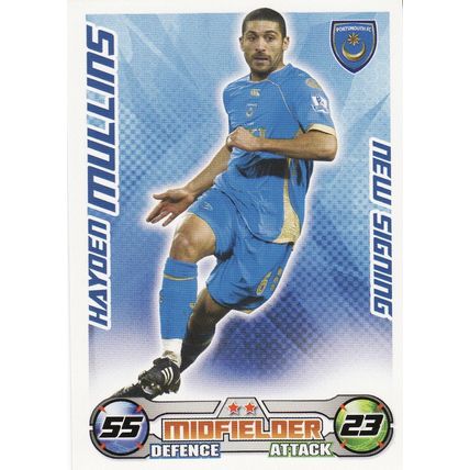 Match Attax Extra 2008/2009 Hayden Mullins New Signing Portsmouth