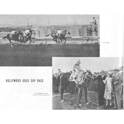 SEABISCUIT: THE SAGA OF A GREAT CHAMPION 1975 softcover booklet
