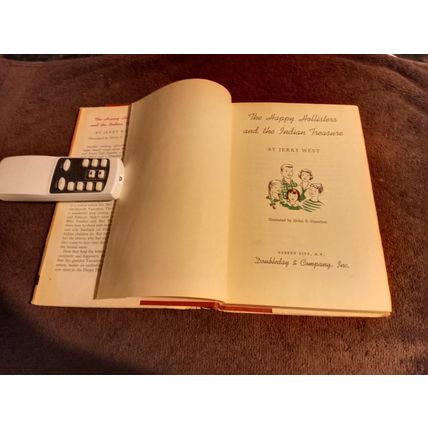 The Happy Hollister's And The Indian Treasure By Jerry West W/Dustjacket 1953