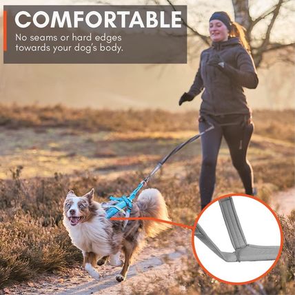 Non-Stop Dogwear Freemotion Harness 5.0 Dog Pulling Harness for Sports like Runn