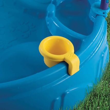 Step2 Play & Shade Pool, Kids Activity Pool with Umbrella, Summer Outdoor Toys,